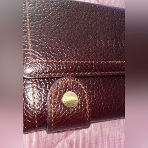 Burberry Dark Brown Women’s Leather Wallet